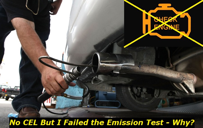 no cel but failed emission test